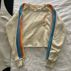 Aviator Nation Cropped Classic Swater